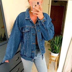 Vintage Denver Hayes Oversized Jean Jacket